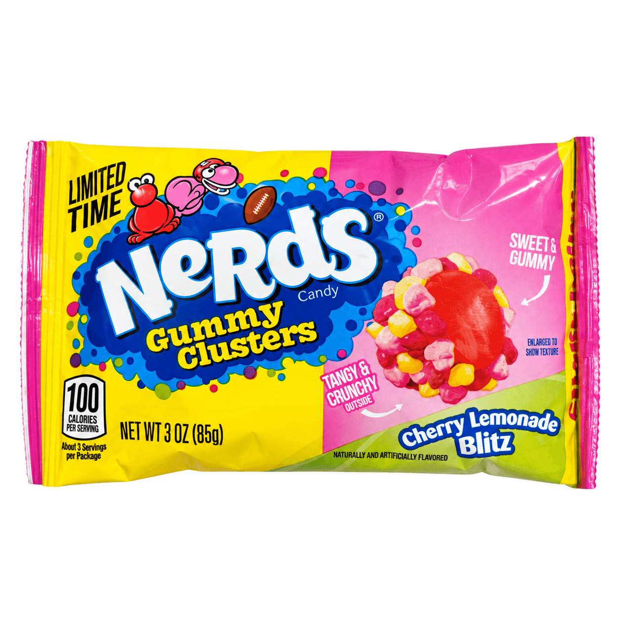 nerds gummy clusters cherry lemonade blitz 85gr